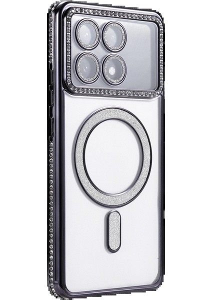 Xiaomi Poco X6 Pro Joke Simli Magneticsafe Kılıf - SIYAH-(5796) - MB000X-2GUJU3 modelleri