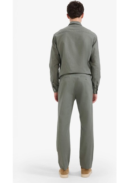 Regular Fit Normal Kesim Cepli Düz Paça Chino Pantolon