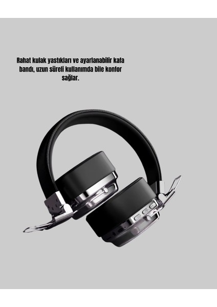 Bluetooth Kablosuz Kulak Üstü Kulaklık Katlanabilir Konforlu ve Şık Tasarımlı - MB000X-2GWZQ modelleri