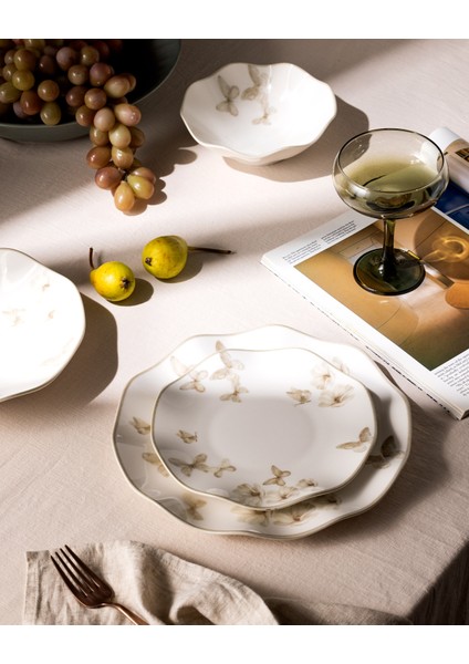 Cielo 6 Kişilik 24 Parça Yemek Takımı - Bej fiyatları