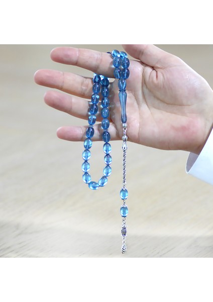 Kararmaz Metal Arnavut Zincir Püsküllü Sülün Imame Beyzi Kesim Mavi Katalin Tesbih fırsatları