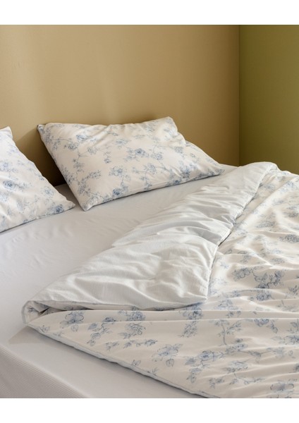 Tiny Tek Kişilik %100 Pamuk Ranforce Baskılı Nevresim Takımı - Mavi modelleri