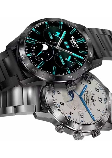 Çağrı Cevaplama Sesli Asistan Çoklu Dil Desteği 5.0 Bluetooth Akıllı Saat - MB000X-2GXEX4 fırsatları