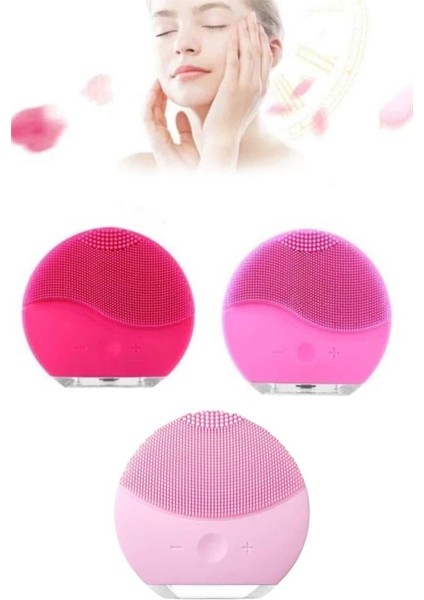 Hassas Ciltlere Özel Titreşimli Yüz Temizleme ve Masaj Aleti - MB000X-2GXC43 fırsatları