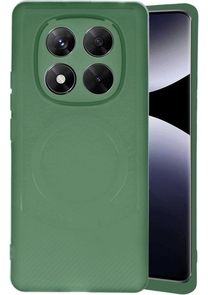 Xiaomi Redmi Note 14 Pro 5g Kılıf Maya Karbon Kapak - Koyu YEŞIL-(5796) - MB000X-2GNVC0