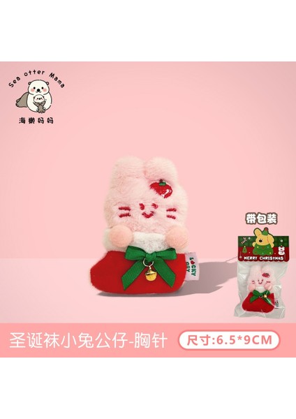 Noel Süsleri Peluş Noel Baba Geyik Bebek Sahne Dekorasyonu Küçük Hediyeler (Yurt Dışından)