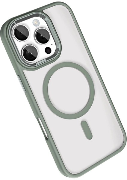 Apple iPhone 16 Pro Max Terea Magsafe Kapak - Titan GRI-(5796) - MB000X-2H3H05 modelleri