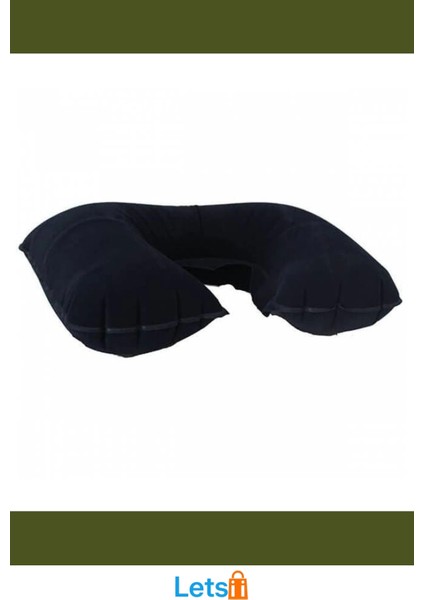 Şişme Seyahat Yastığı Gri Lacivert Konforlu Uçuş Yastığı modelleri