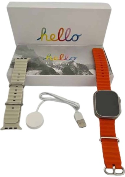 Yeni Nesil 3 Kordonlu Kol Saati 49 mm Amoled Ekran Akıllı Saat - MB000X-2H5MD5 modelleri