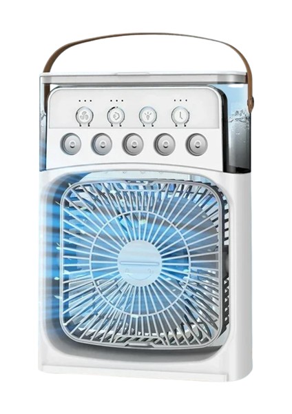 Spreyli Mini Masaüstü Fan | 500ML Su Hazneli 3 Kademeli Soğutucu - MB000X-2GWMV9 fırsatları