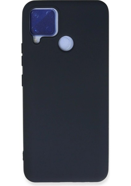 Realme C15 Kılıf Nano Içi Kadife Silikon - LACIVERT-(5796) - MB000X-2GKIW4
