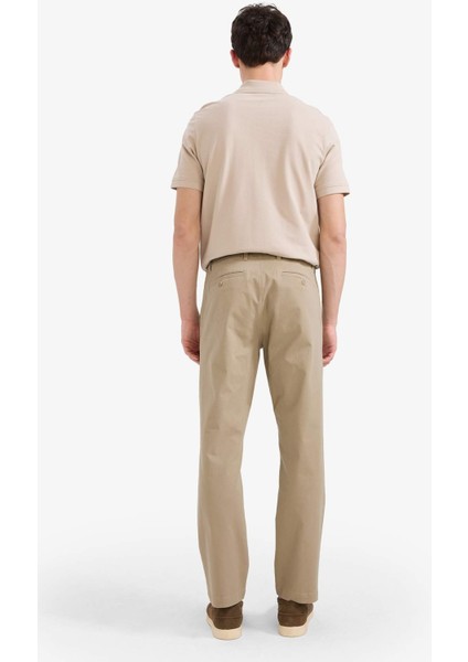 Regular Fit Normal Kesim Cepli Düz Paça Chino Pantolon D7349AX25AU