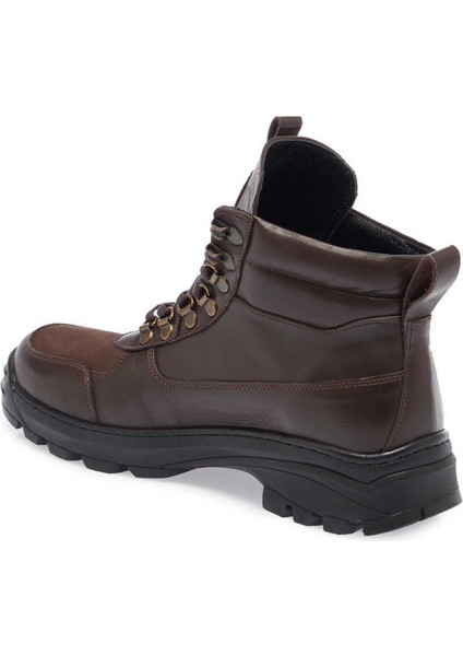 Kahve Hakiki Deri Erkek Casual Bot - E23K1BT56559-A24