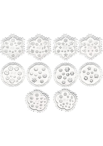 10 Adet Çiçek Polimer Kil Kalıpları Mini Reçine Kesiciler Küçük Kalıp Papatya (Yurt Dışından)