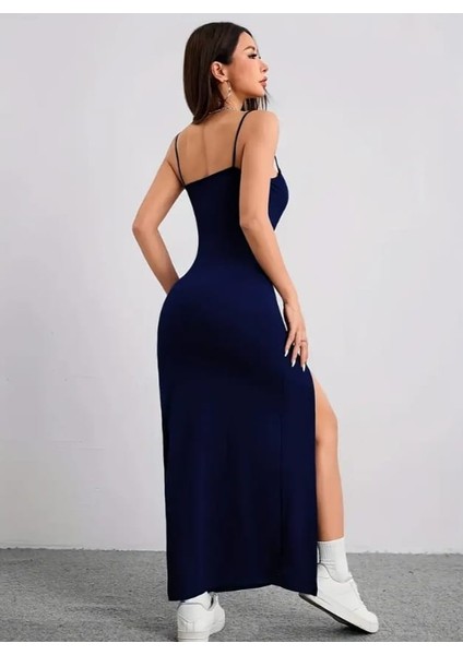 Askılı Yırtmaçlı Uzun Gece Elbisesi Mezuniyet Elbisesi fiyatları