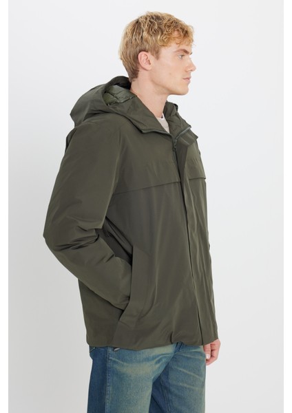 Relaxed Fit Kapüşonlu Yaka Su Itici Mont Erkek Mont L2520258 801 fiyatları