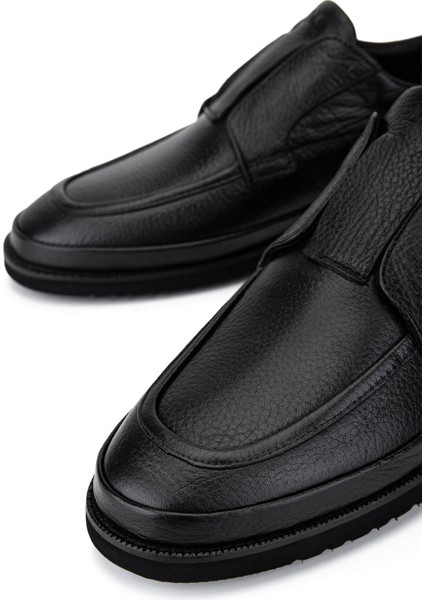 Erkek Hakiki Deri Siyah Floter Casual Ayakkabı 374 1920 Erk Ayk SK25-26 Sıyah Fltr fırsatları