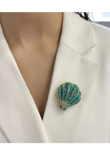 Set.up Deniz Kabuğu Broş