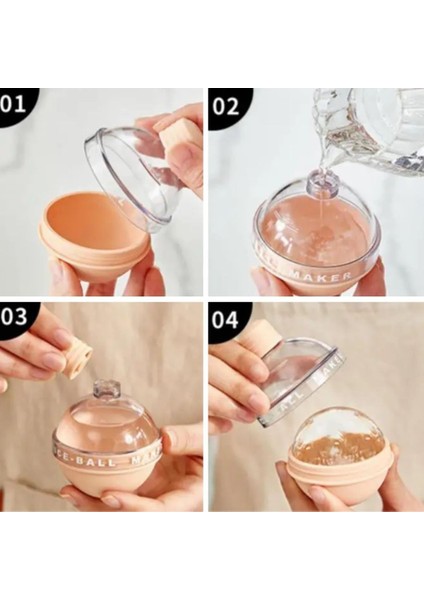 Buz Kalıbı Hunili Altı Silikon Kolay Çıkabilen Büyük Boy Küre Buzluk indirimleri