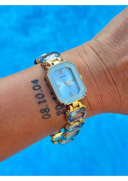 Set.up Mavi Sekizgen Saat