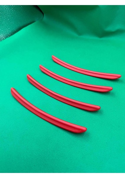 Opel Astra J Kırmızı Çamurluk Dodiği Çıtası 4 Prc Flap Set 2009-2015