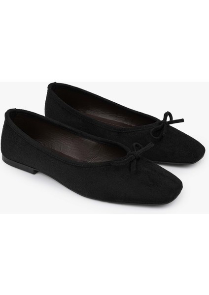 Kadın Lovia Siyah Süet Fiyonklu Babet fırsatları