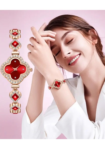 Set.up Kırmızı Tasarım Saat