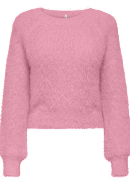 Onllulu Ls Rib Short O-Neck cc Knt Kadın Kazak 15350650