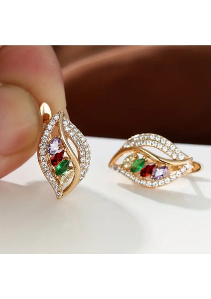 Set.up Taşlı Tasarım Küpe