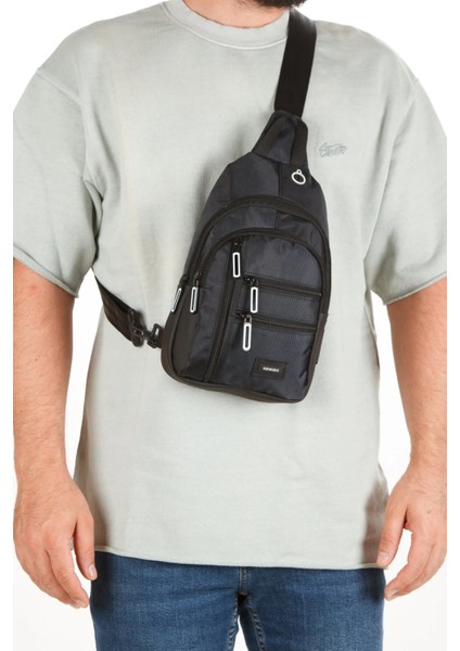 Çok Fonksiyonlu Çift Taraf Askılı Göğüs Çantası Bodybag LD620