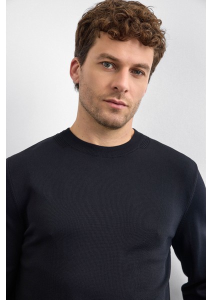 Regular Fit Bisiklet Yaka Triko Erkek Triko B35W40043 102 fırsatları