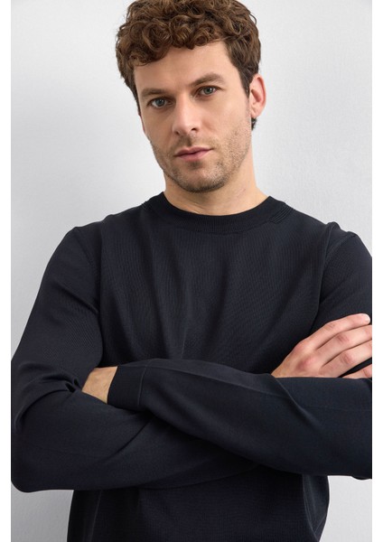 Regular Fit Bisiklet Yaka Triko Erkek Triko B35W40043 102 indirimleri