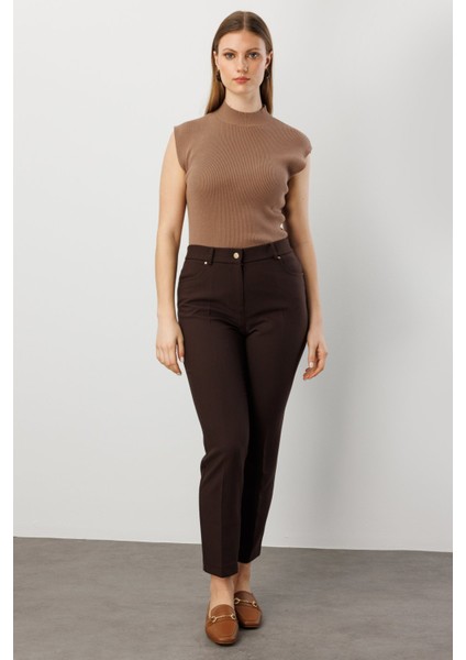 dar Paça Büyük Beden PANTOLON1009-26K