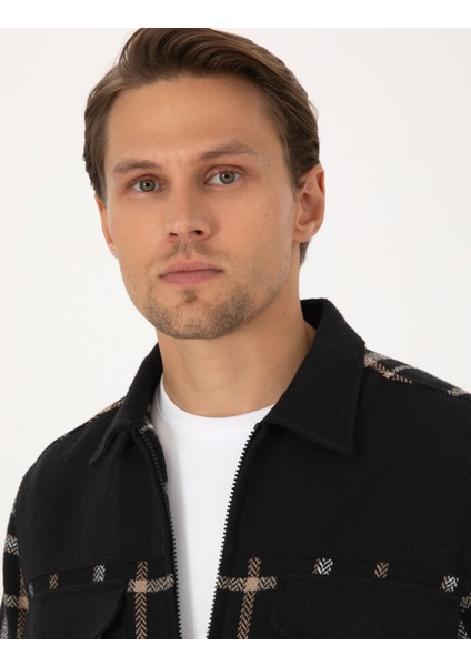 Erkek Siyah Comfort Fit Uzun Kollu Gömlek 50312270-VR046 fiyatları