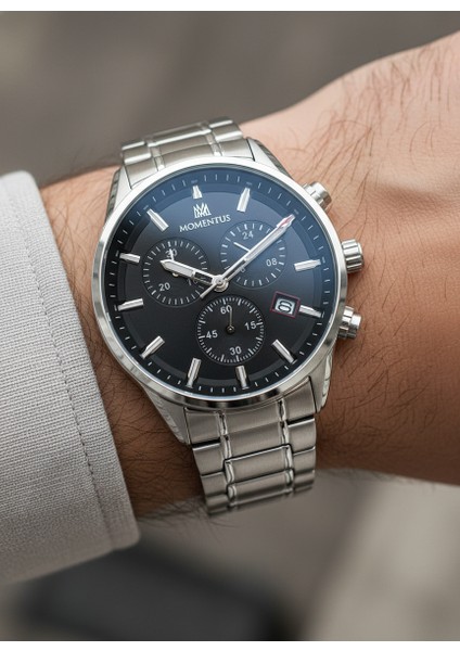 Gümüş Çelik Kordon Erkek Kol Saati SC380S-04SS