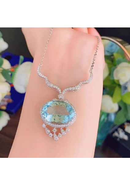 Set.up Aquamarin Taşlı Kolye modelleri