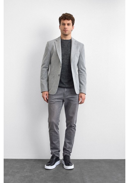 Pamuk Karışımlı Slim Fit Mono Yaka Ceket Erkek Ceket B35W50032 105 fiyatları