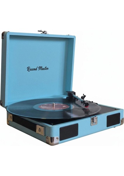 Record Master RM-311 Mavi Renkli Pikap - Tüm Plaklar Ile Uyumlu - Power Bank Lere Bağlanarak Kullanılabilme fiyatları