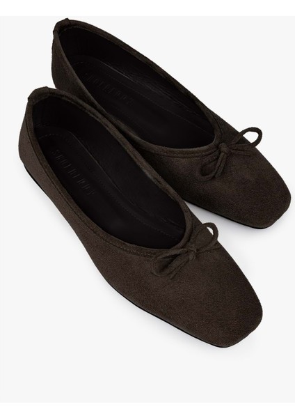 Kadın Lovia Acı Kahve Süet Fiyonklu Babet fiyatları