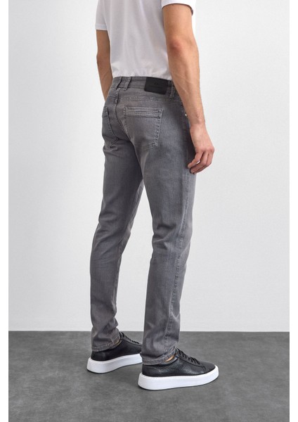 Pamuklu Slim Fit Normal Bel Dar Paça Jeans Erkek Kot Pantolon B35W35002 105