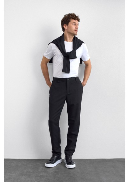 Slim Fit Normal Bel Düz Paça Jogger Pantolon Erkek Pantolon B35W33007 102