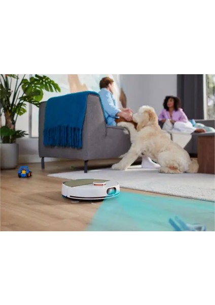 XU7100/02 7000 Serisi Islak ve Kuru Otomatik Boşaltma Istasyonlu Beyaz Robot Süpürge Beyaz modelleri