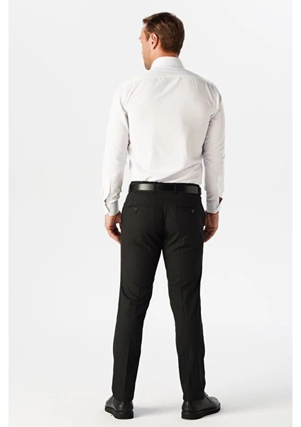 Slim Kalıp Yan Cep Armürlü Erkek Kanvas Pantolon PN1014400445 fırsatları