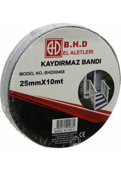 Kaydırmaz Siyah Bant 25 mm x 10 mt fiyatları