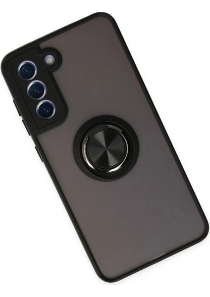 Samsung Galaxy S21 Fe Kılıf Montreal Yüzüklü Silikon Kapak - Siyah fiyatları