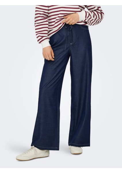 Onljina Mw Wide Stitch Pant cc Pnt Kadın Kanvas Pantolon 15351203