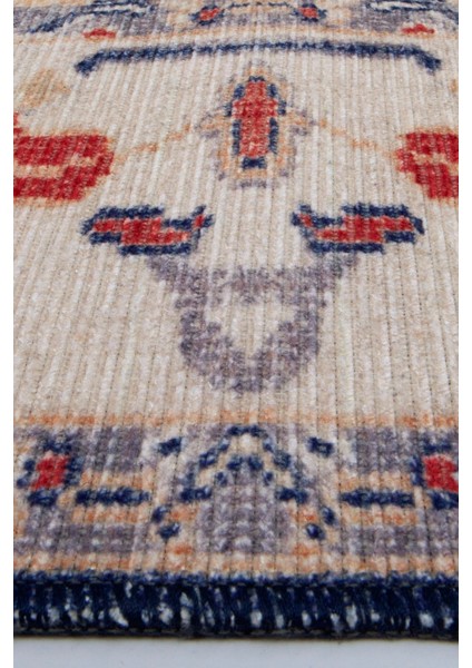 Norm Halı Allure 61-029 Lacivert Eskitme Halı Etnik Otantik Dokuma Şönil Yıkanabilir Salon Halısı modelleri