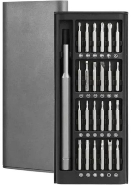 25 Parça 24 Farklı Uçlu Mıknatıslı 25 In 1 Tornavida Seti