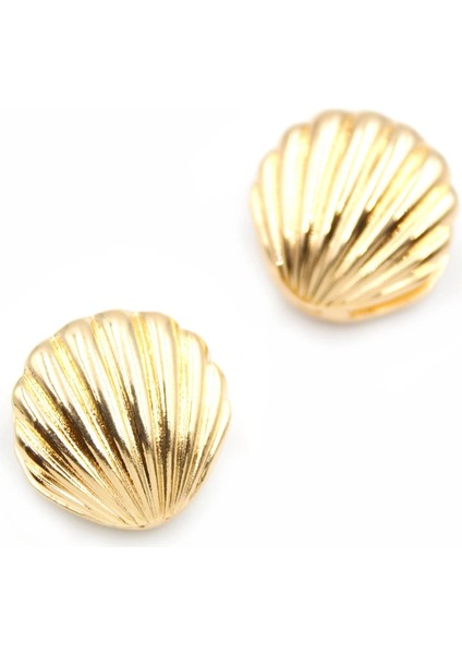 Istiridye Model Gold Renkli Küpe