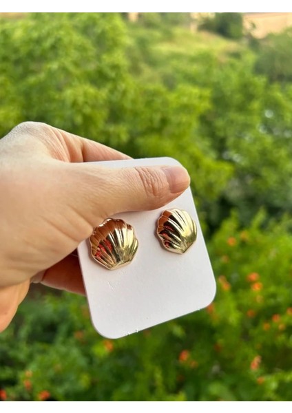 Istiridye Model Gold Renkli Küpe fiyatları